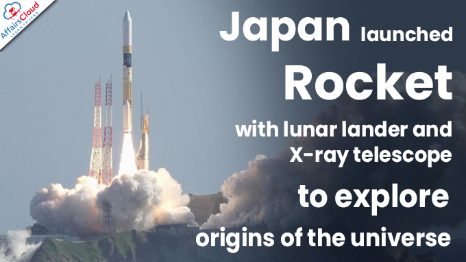 Japan launches rocket with lunar lander and X-ray telescope to explore origins of the universe