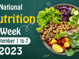 National Nutrition Week (NNW) - September 1 to 7 2023