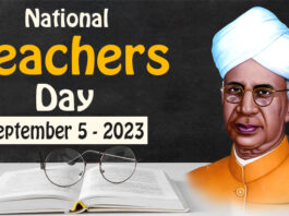 National Teachers Day - September 5 2023