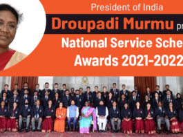 President of India presents National Service Scheme Awards 2021-2022
