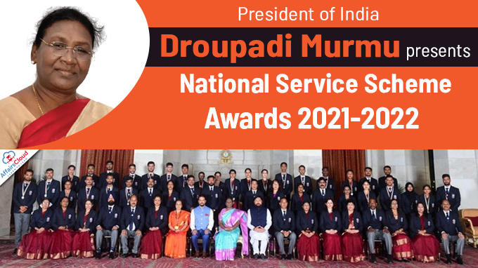 President of India presents National Service Scheme Awards 2021-2022