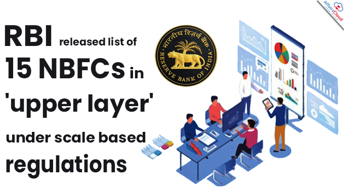 RBI releases list of 15 NBFCs in 'upper layer'