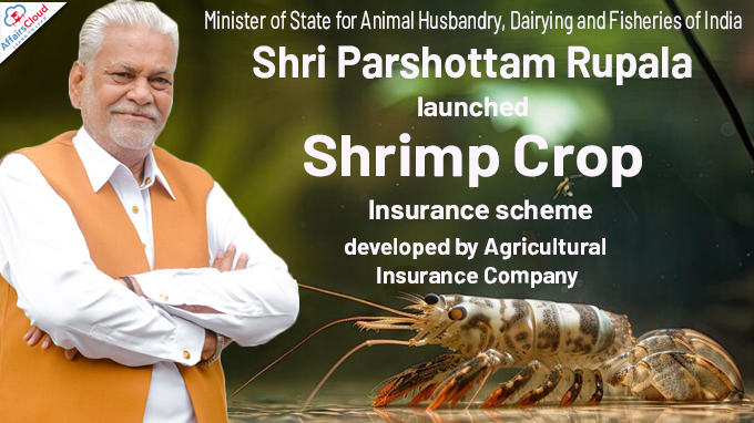 Shri Parshottam Rupala launches Shrimp Crop Insurance scheme