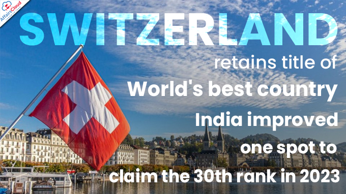 Switzerland retains title of world's best country