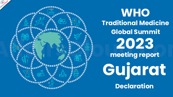 WHO Traditional Medicine Global Summit 2023 meeting report