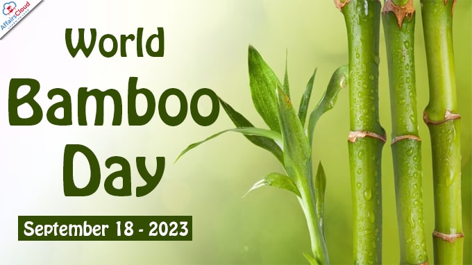World Bamboo Day - September 18 2023