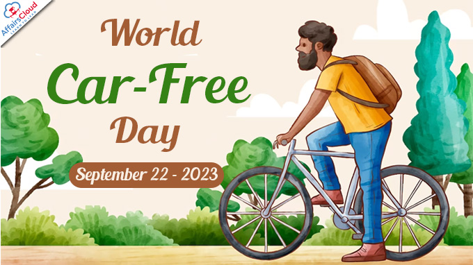 World Car-Free Day - September 22 2023
