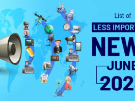 list of less Important News June 2023