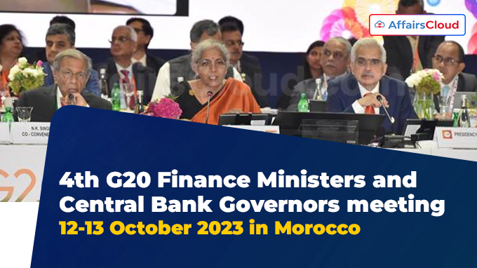 4th G20 Finance Ministers and Central Bank Governors (FMCBG) meeting