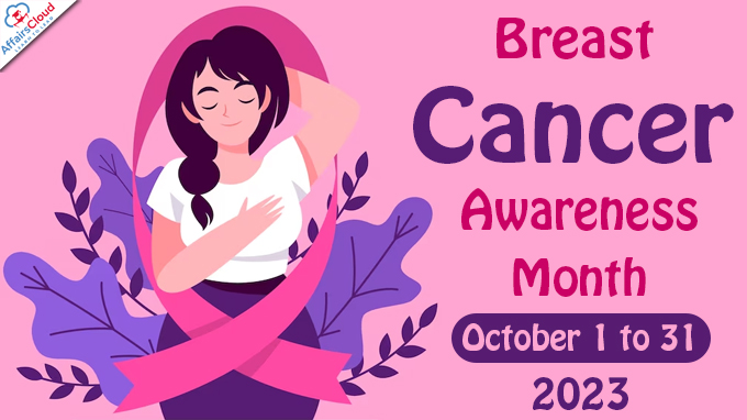 Breast Cancer Awareness Month 2023 – October 1 to 31