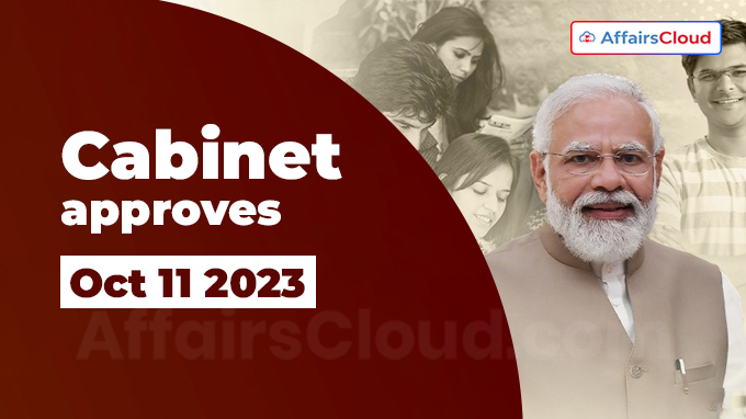 Cabinet approval on Oct 11 2023