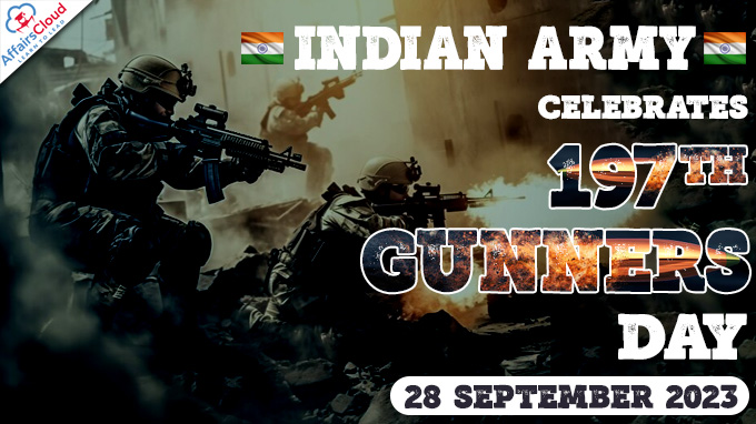 Indian Army celebrates 197th Gunners Day - 28 September 2023