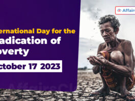 International Day for the Eradication of Poverty - October 17 2023