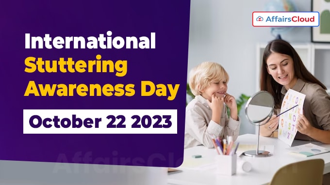 International Stuttering Awareness Day - October 22 2023