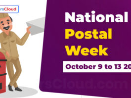 National Postal Week - October 9 to 13 2023