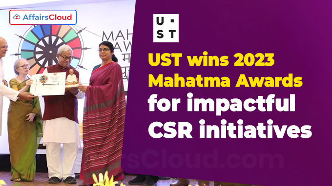 UST wins 2023 Mahatma Awards for impactful CSR initiatives