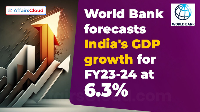 WB’s India Development Update Oct 2023 Retains India’s FY24 GDP growth at 6.3%