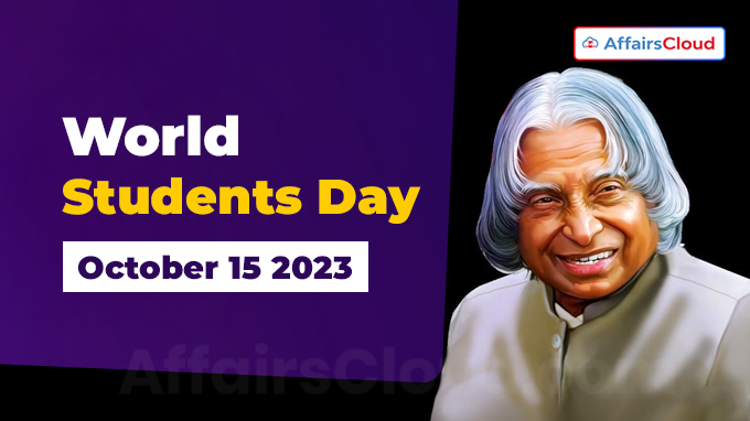 World Students Day - October 15 2023