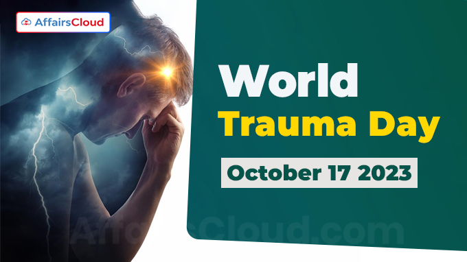 World Trauma Day - October 17 2023