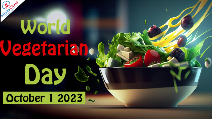 World Vegetarian Day - October 1 2023