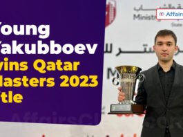 Young Yakubboev wins Qatar Masters 2023 title