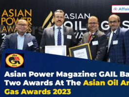 Asian Power Magazine GAIL Bags Two Awards At The Asian Oil And Gas Awards 2023 1