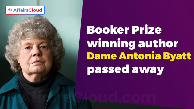 Booker Prize winning author Dame Antonia Byatt passes away (1)
