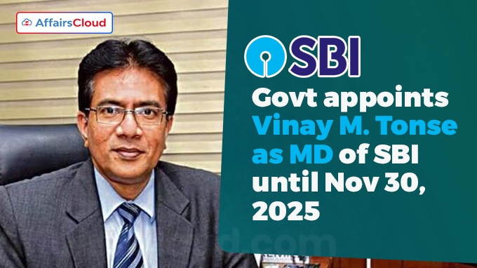 Govt appoints Vinay M