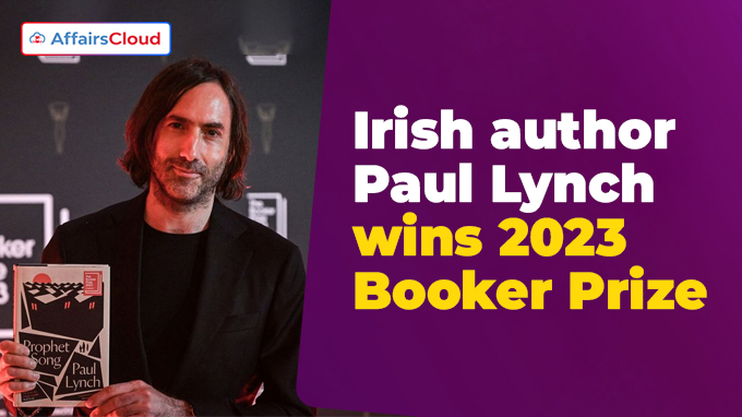 Irish author Paul Lynch wins 2023 Booker Prize