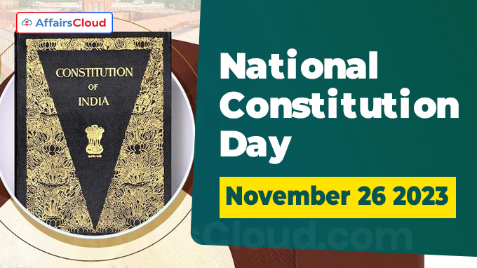 National Constitution Day - November 26 2023