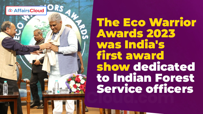 Union Forest Minister Gave Away 'Eco Warrior Awards 2023