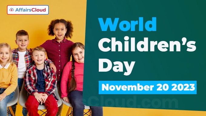 World Children’s Day - November 20 2023