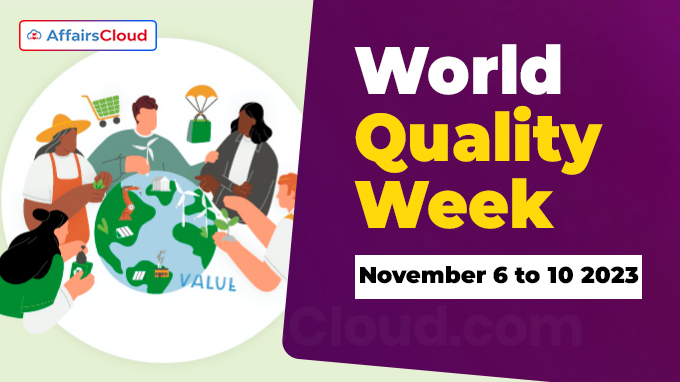 World Quality Week - November 6 to 10 2023