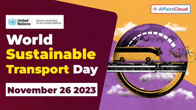 World Sustainable Transport Day - November 26 2023