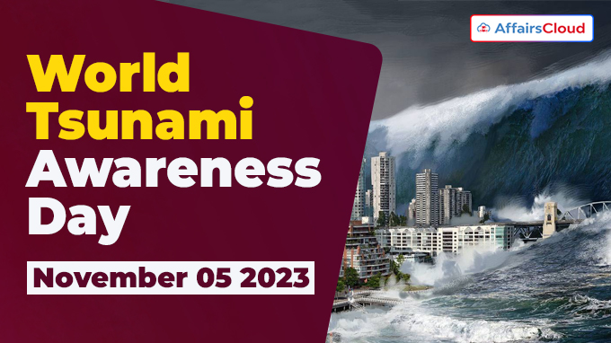 World Tsunami Awareness Day - November 05 2023