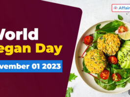 World Vegan Day - November 01 2023