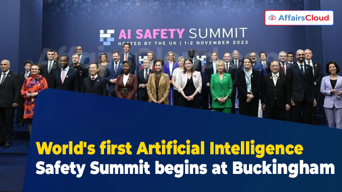 World's first Artificial Intelligence Safety Summit begins