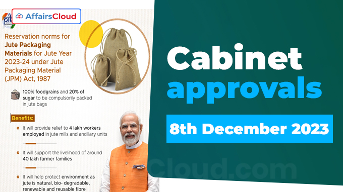 Cabinet approvals- 8th December 2023