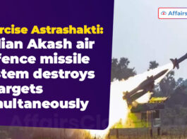 Exercise Astrashakti Indian Akash air defence missile system destroys 4 targets simultaneously