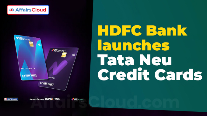 HDFC Bank launches Tata Neu Credit Cards