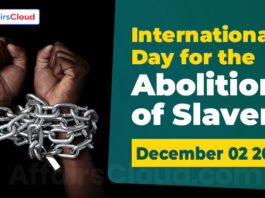 International Day for the Abolition of Slavery - December 02 2023