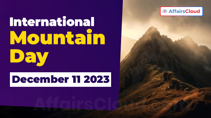International Mountain Day - December 11 2023