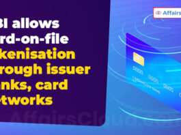 RBI allows card-on-file tokenisation through issuer banks, card networks
