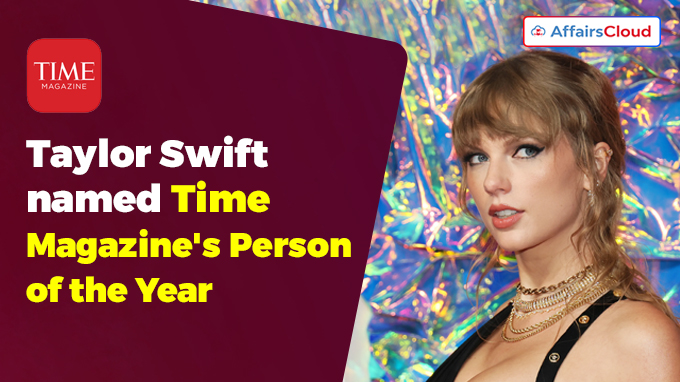 US pop star Taylor Swift named Time magazine person of the year