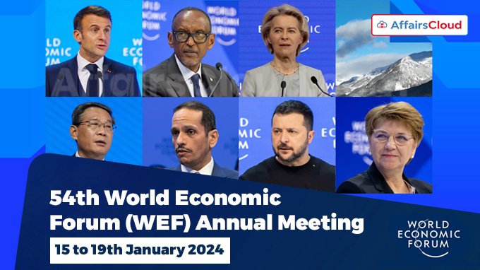 54th World Economic Forum (WEF) Annual Meeting