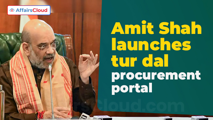 Amit Shah launches tur dal procurement portal