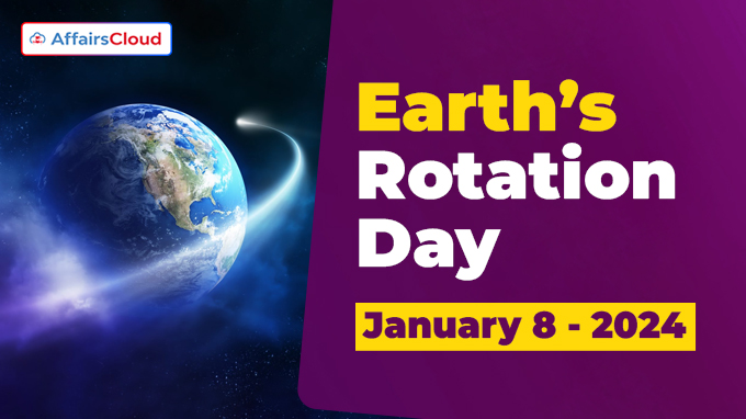 Earth’s Rotation Day 2024 - January 8 2024