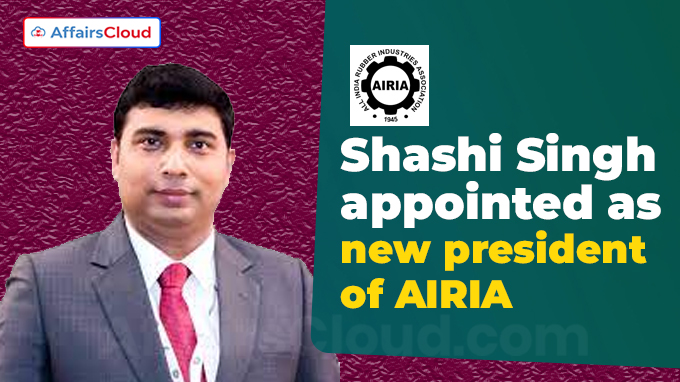 Shashi Singh appointed as new president of AIRIA