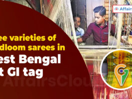 Three varieties of handloom sarees in West Bengal get GI tag