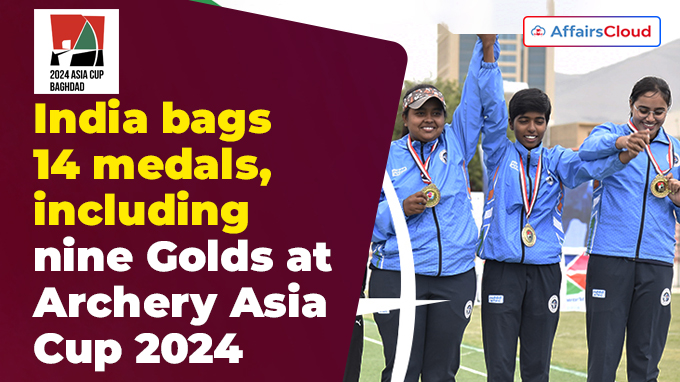 India bags 14 medals, including nine Golds at Archery Asia Cup 2024 in Baghdad, Iraq